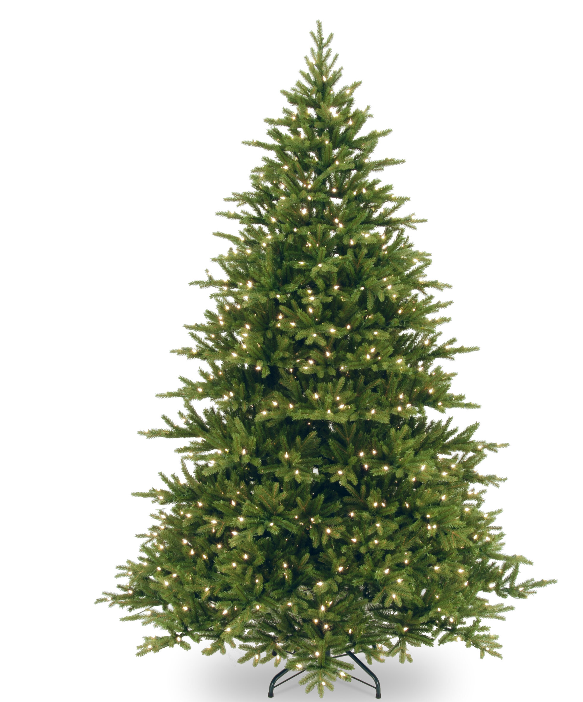 National Tree Company Feel-Real Downswept Douglas Fir Tree with Clear Lights, 7.5