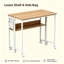 MDF Steel Computer Desk-49473681