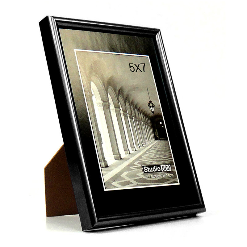 Cadre photo Glam Americana, Noir mat, 7 po x 5 po