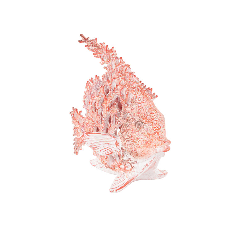 Sculpture de poisson Cole et Gray, Rouge