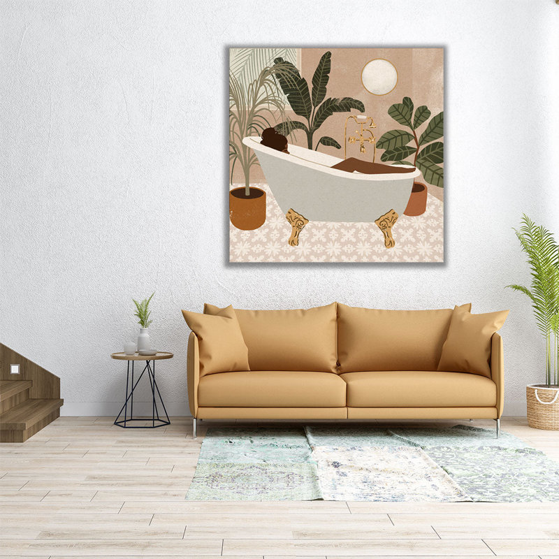 Home Spa III - reproduction d'art sur toile, H 20 po x l 20 po