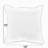Gardenia Seaglass Floral Indoor/Outdoor Reversible Throw Pillow-1458537340