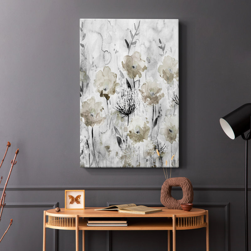 Artisanal Garden II -Galery Enveloppé Cavas, H 18 po x l 12 po