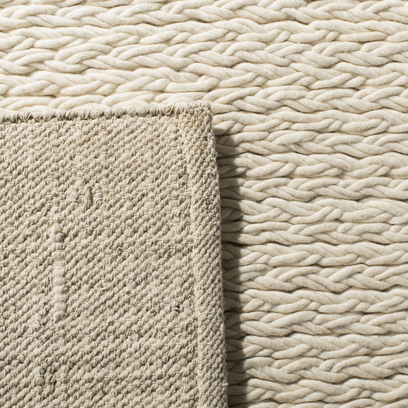 Martino Hand Woven Performance Solid Color Rug, Rectangle 3' x 5'
