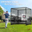 Cage de conduite de golf de qualité supérieure YUNIC avec structure en métal, toile de cible et tapis de frappe-91137342-116415693