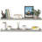 Miami 48" W x 8" D Floating Shelves Set with Invisible Wall Mount Brackets-359797075
