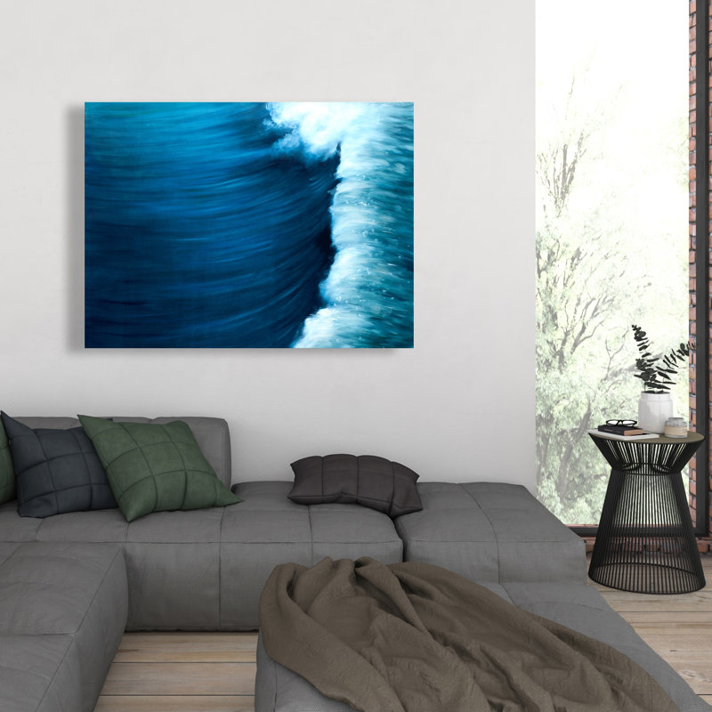 Vague - Toile blanche contemporaine pour une décoration intérieure élégante