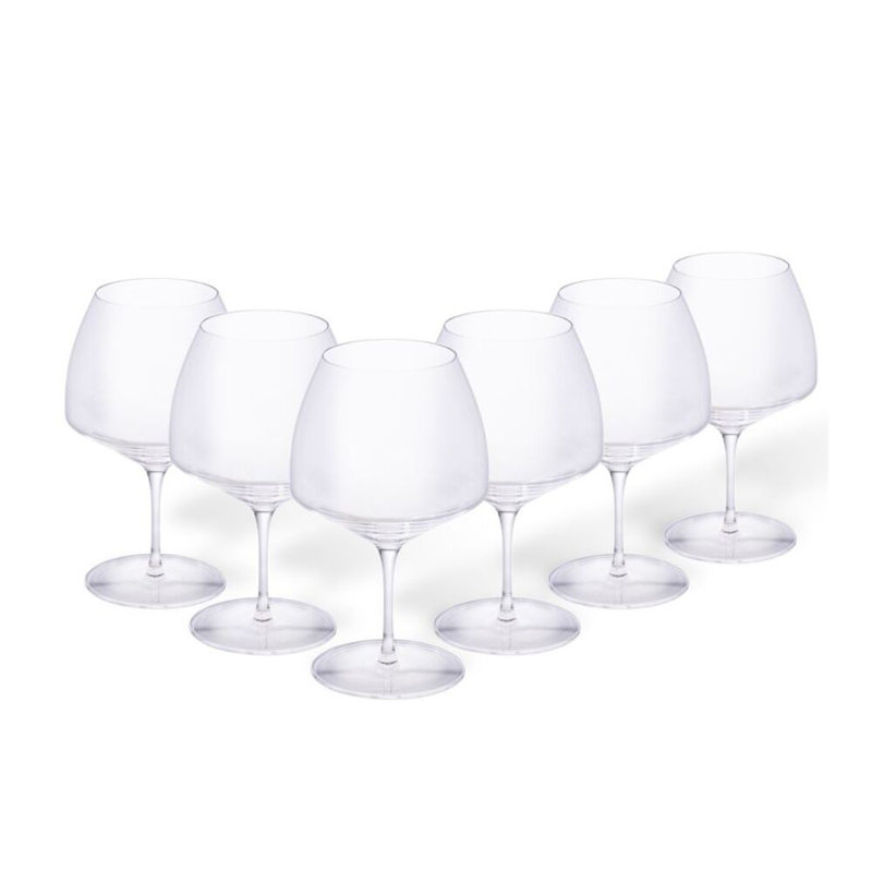 Ensemble / 6 verres bourgogne