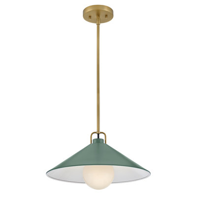 Luminaire suspendu conique à 1 lumière Zoë