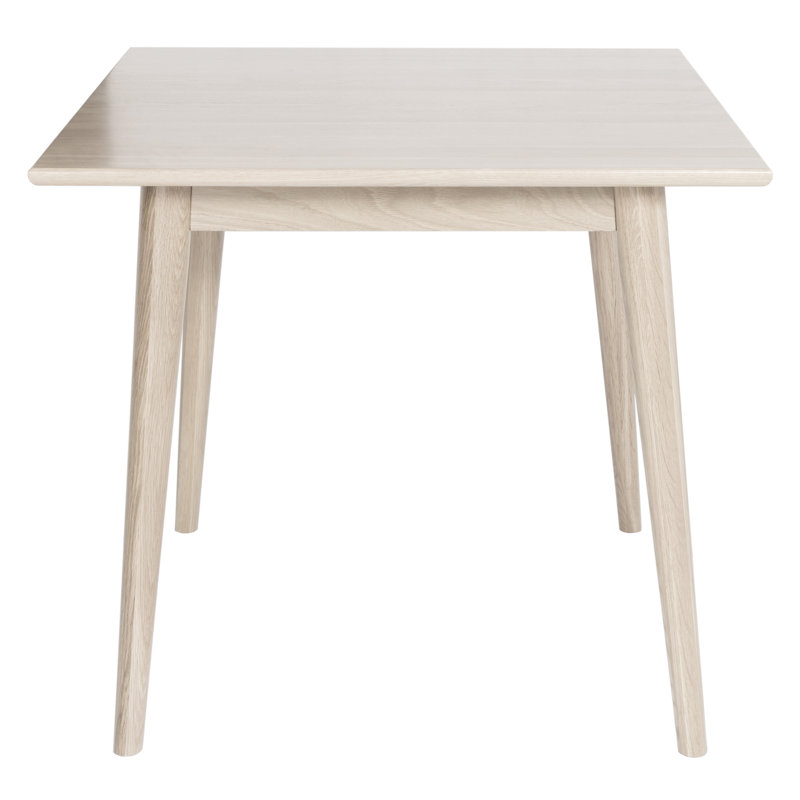 Stanton Oak Solid Wood Dining Table, Light Oak