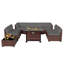 Ensemble de conversation modulaire en rotin avec coussins Avamay-1669834020-1677326541