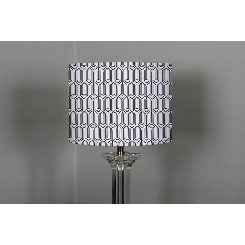 Cotton Drum Lamp Shade ( Uno ), 25cm H x 40cm W x 40cm D