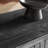 59'' Farmhouse Curved Vintage Storage  Sideboard With  Large Wooden Handles, Vertical Wood Grain Carving And Adjustable Shelves  For Kitchen,Dining Room-616419800