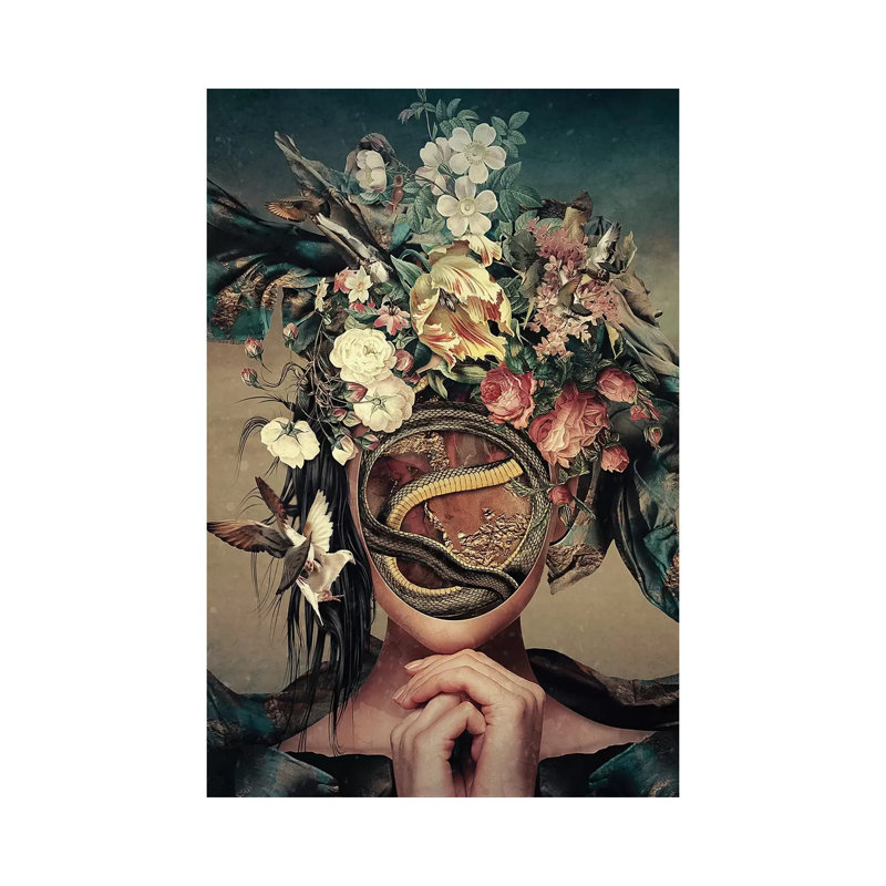 «Full Of Life» par Riza Peker - Estampe numérique sur toile tendue avec châssis, H 26 po x l 18 po x P 1,5 po