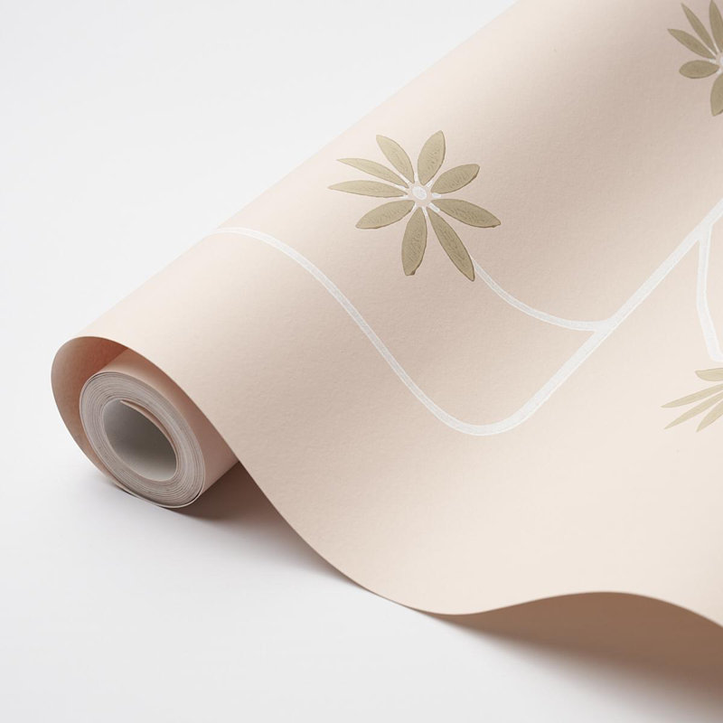 Schumacher x Neisha Crosland Hollywood Grape Wallpaper, Aluminum