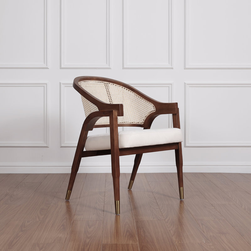 Arnisa Arm Chair Dining Chair, Brown