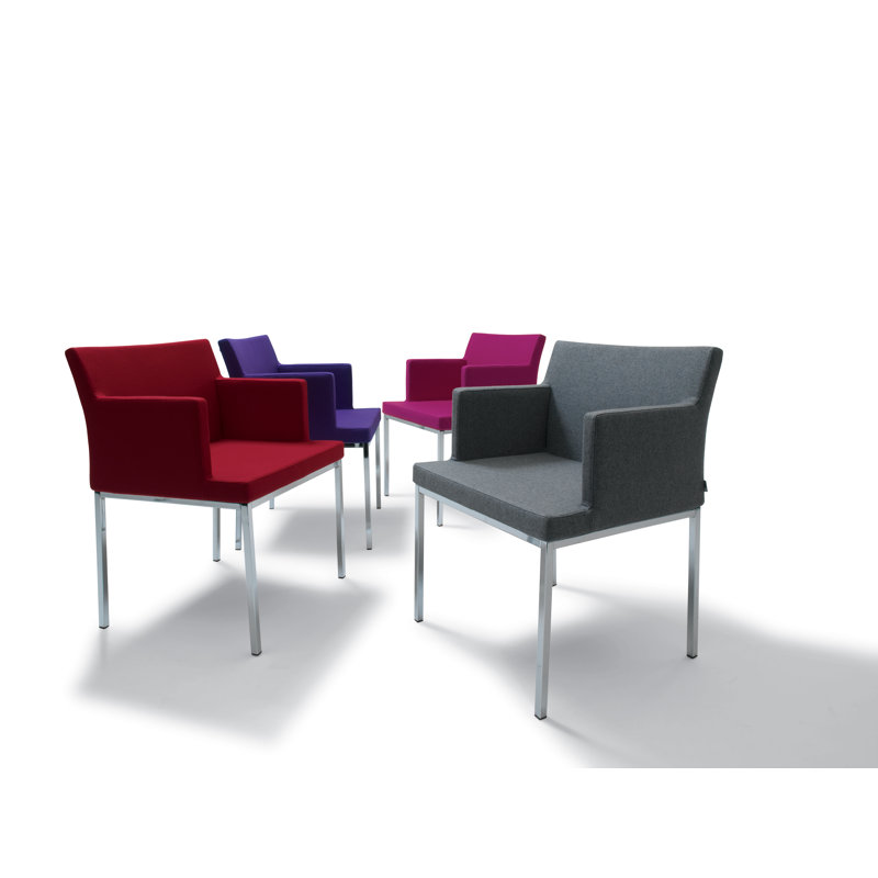 Fauteuil Parma, Similicuir gris