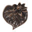 Lily Pads large knob in finish Oil Rub Bronze