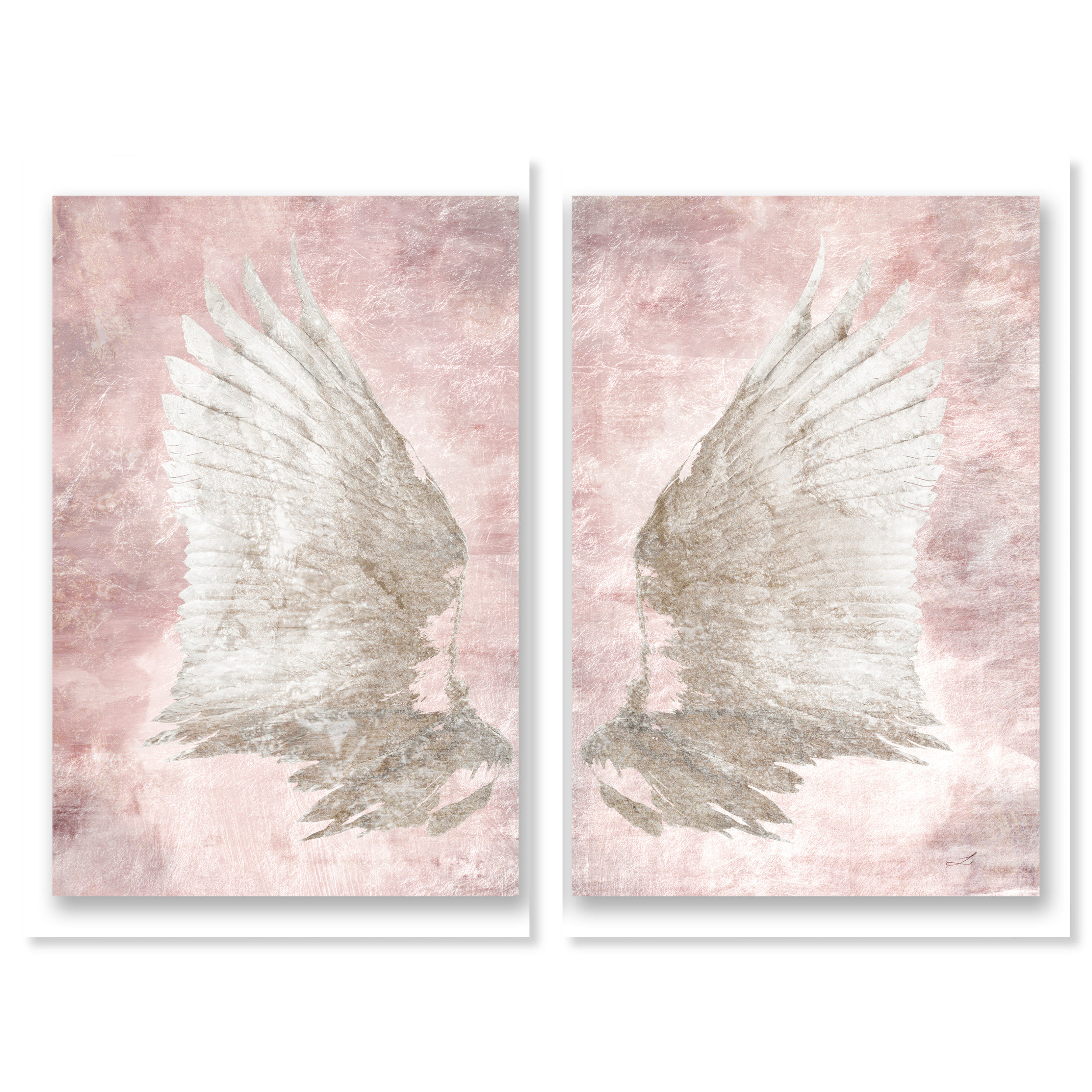 Fashion Chie's Freedom Wings On Canvas 2 Pieces Print