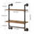Pipe Floating Shelf, 60X20x72.5Cm