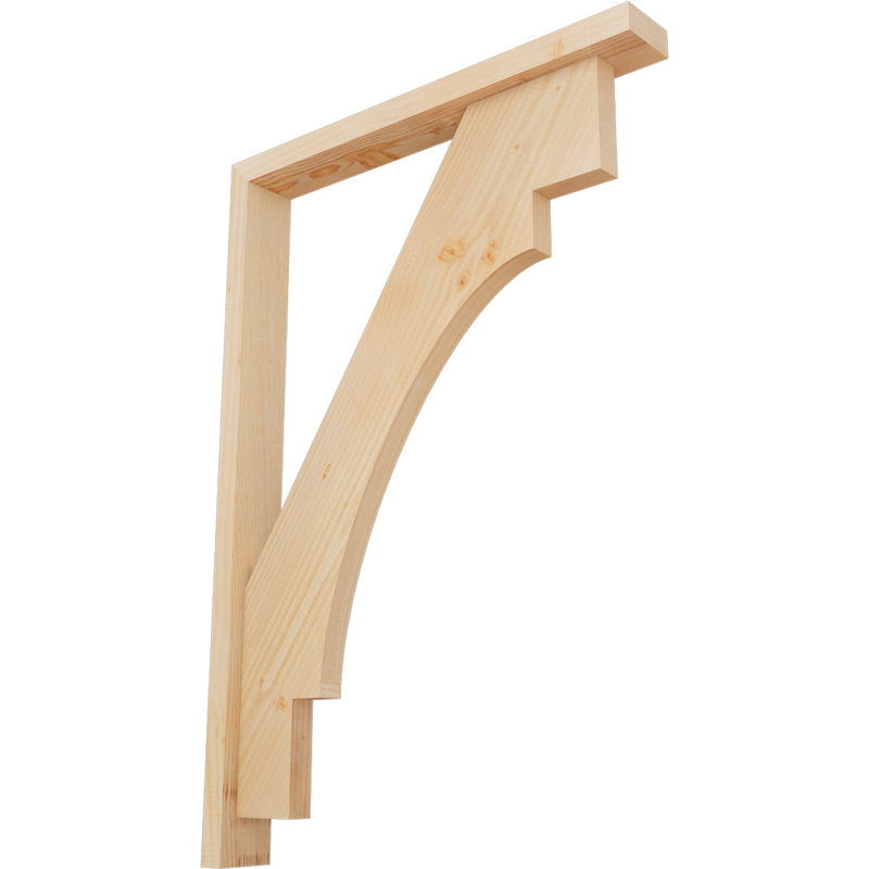 Support Merced Block avec support décalé, 40 x 28, Sapin Douglas de l 3 1/2 (lisse)