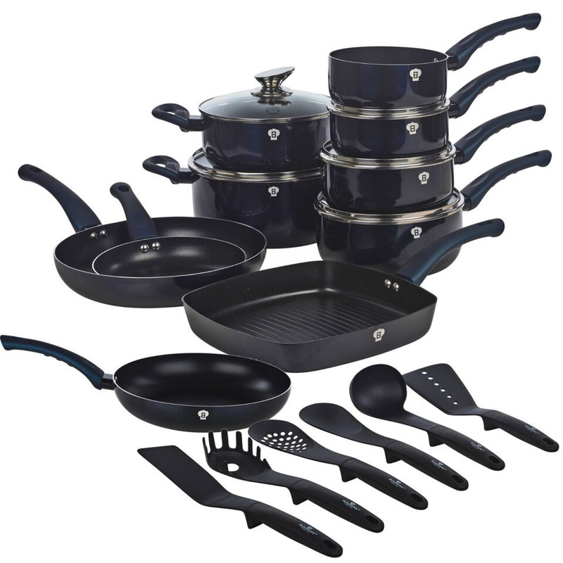 Cookware set 21 - Piece Cookware Set, Aquamarine