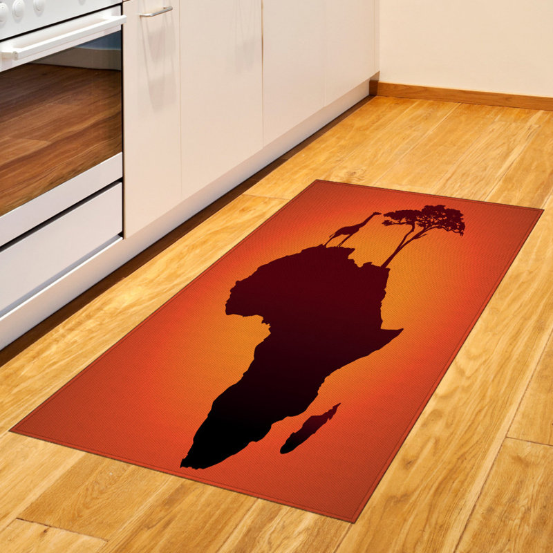 African High Density Long Fiber Poly Threads Decorative Area Rug Carpet, Rectangle 2'7" x 5'