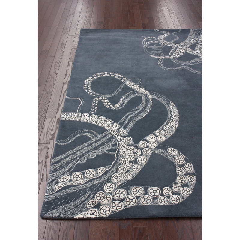 Tapis minuit Ildegonda, 7'6" x 9'6"