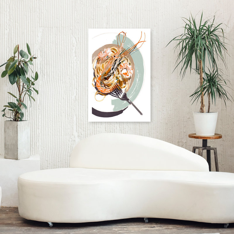Art mural contemporain Gourmet, 36" H x 24" W
