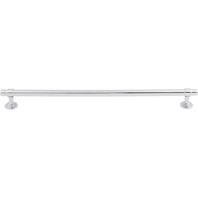 Ellis Bar Pull, Polished Chrome, 12" Center to Center