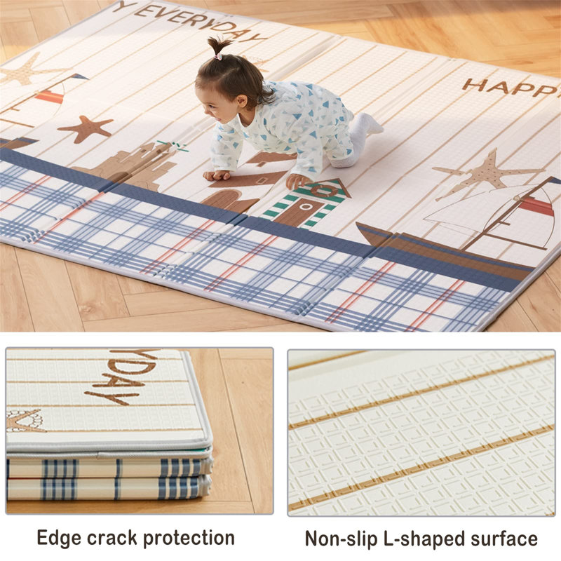 Tapis de jeu pliable en mousse