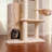 82 Inches Multi-level Big Cat Tree. Tall Multi-cats Tower With 2 Big Cat Condos