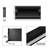 Allmeria Wall Mounted Electric Fireplace with Remote, Adjustable Flame Color, Timer, and Heat-21334159