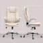 Fauteuil de direction avec accoudoirs rabattables rembourrés, chaise de bureau en microfibre à haut dossier, fauteuil d'ordinateur pivotant à hauteur réglable et fonction d'inclinaison-1790733889