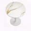 Table bistro moderne 31,5 pouces avec plateau en faux marbre-986177936-986177938