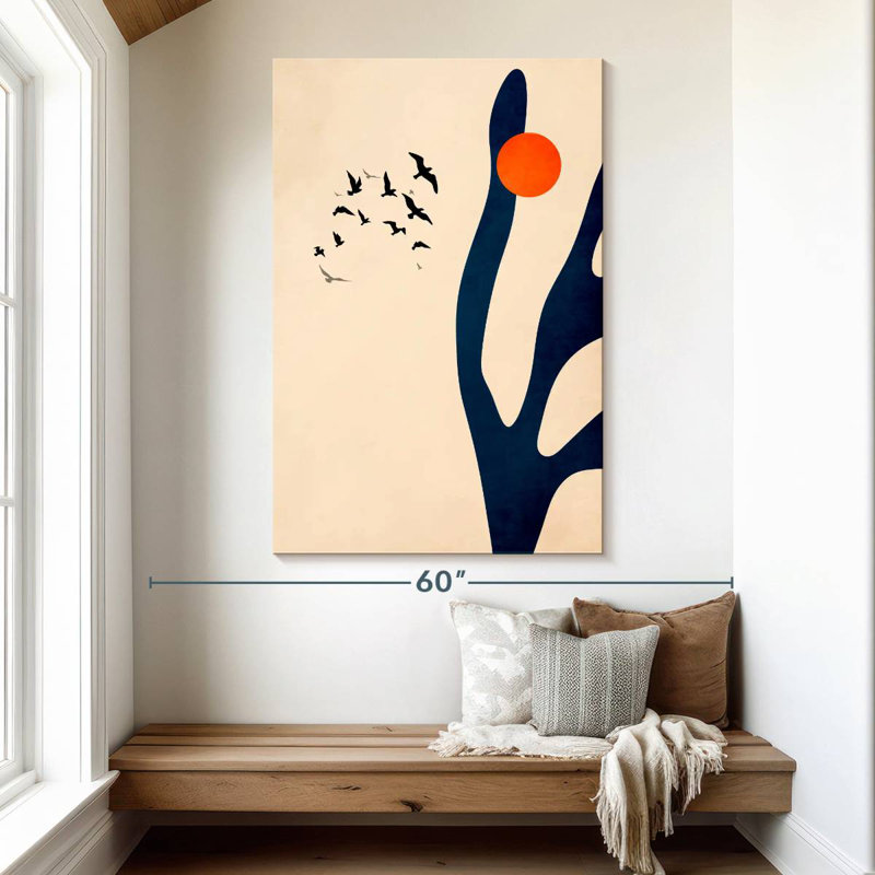 Oiseaux du désert Avery, H 51 po x l 34 po