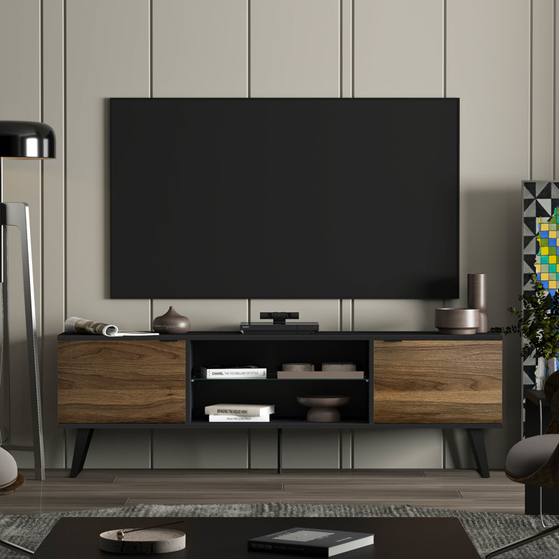 Annaleice TV Stand for TVs up to 78", Brown