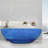 64'' x 29.6'' Freestanding Soaking Solid Surface Bathtub