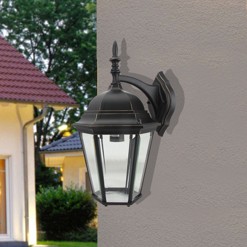Lanterne murale d’extérieur Regis, Noir impérial, H 13 pi x l 8 po x P 10 po