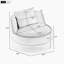 Fauteuil demi-tonneau pivotant Eulla-1063554599