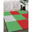 Tapis rouge/vert à motifs Amante-982358705