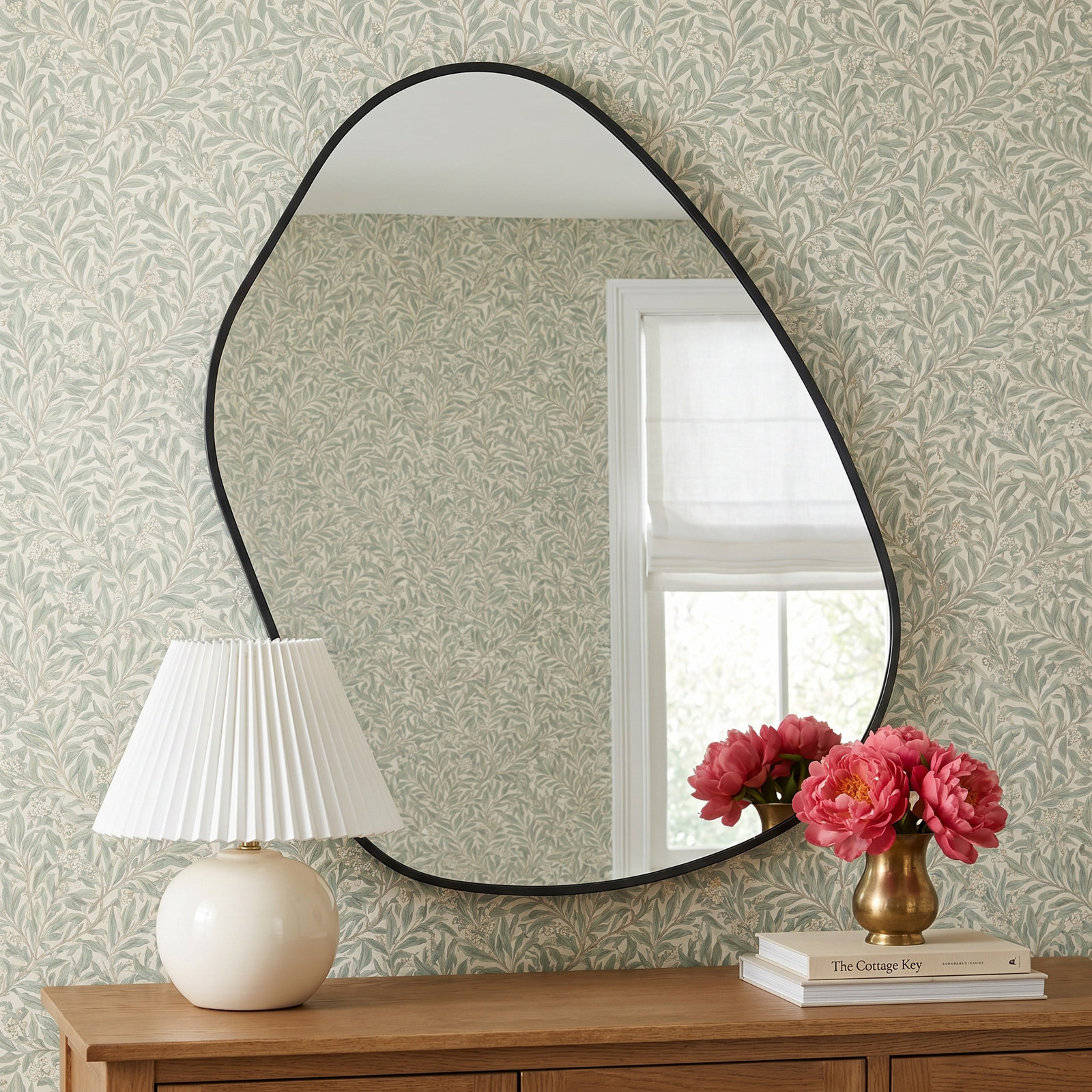 30" Accent Mirror, Black