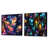 Cadre flottant noir