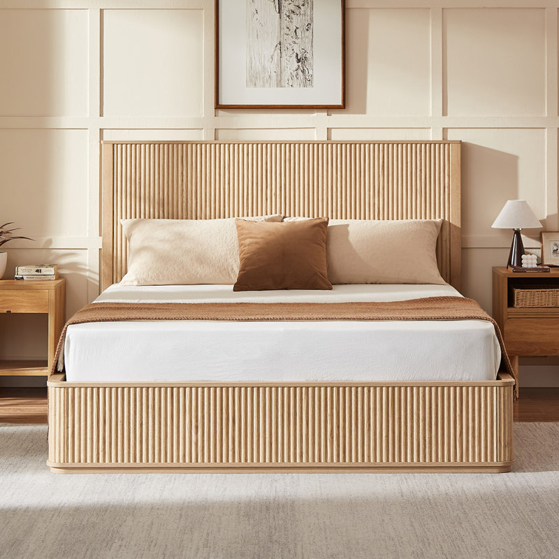Queen Bed Frame (Oak)