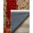 Kaia Collection Digital Print Cotton-Polyester Burgundy Floral Rug-1379548032