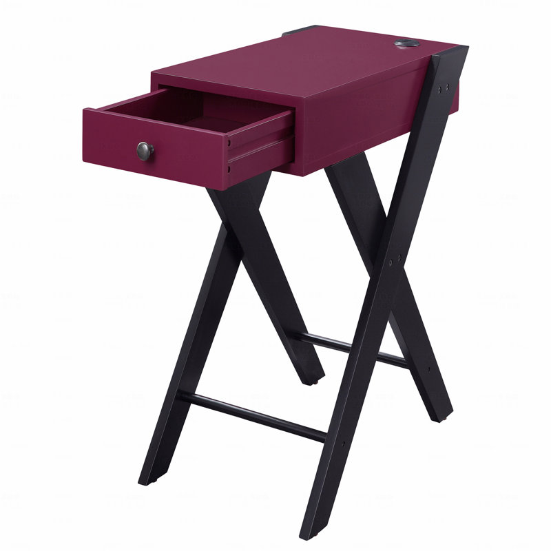 Table d'appoint avec ports USB, Bourgogne