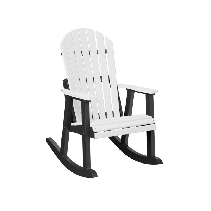 Fauteuil berçant berlinois berlinois, Plateau blanc / base noire