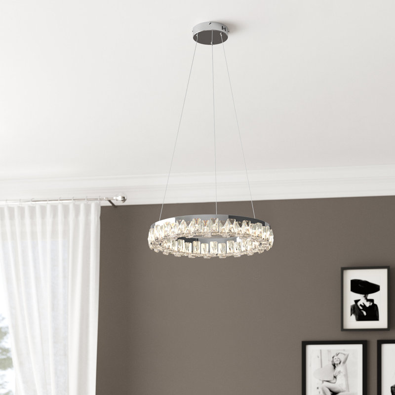 Buckhead Dimmable LED Wagon Wheel Chandelier