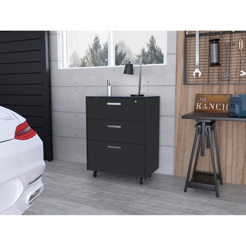 Armoire de rangement 3 tiroirs Modern
