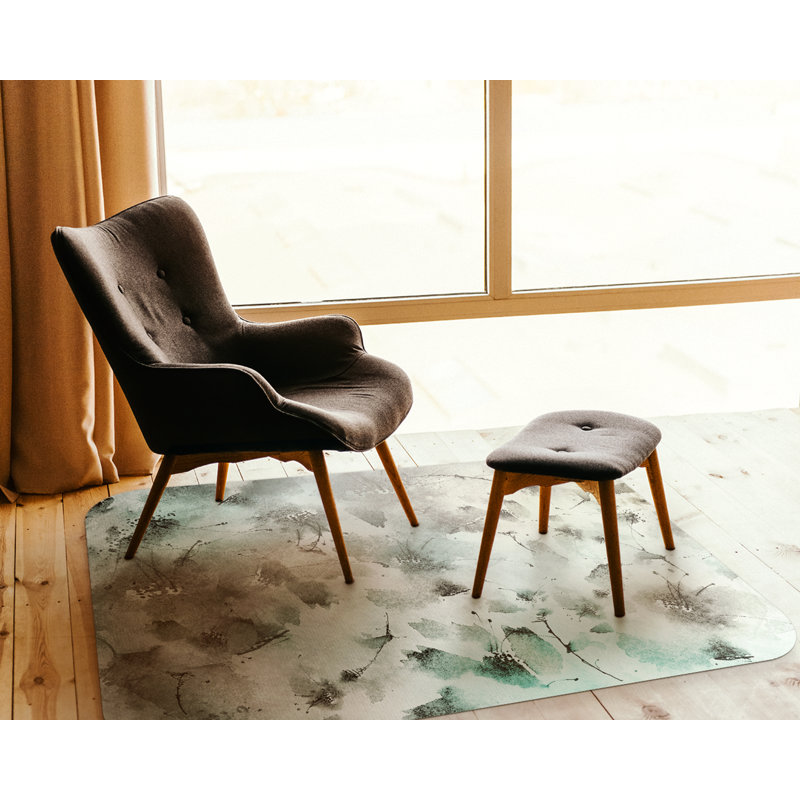 Myzell Hard Floor Rectangular Chair Mat, 100 x 140cm
